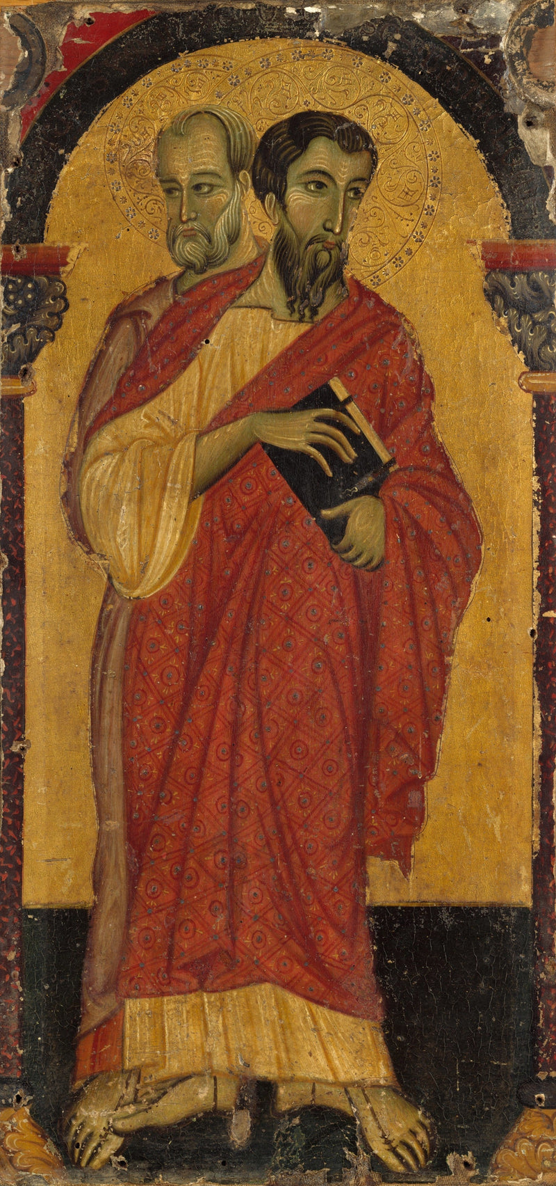 Saints Barthélemy og Simon - Mester af Saint Francis