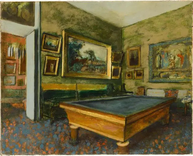Billardrum - Edgar Degas