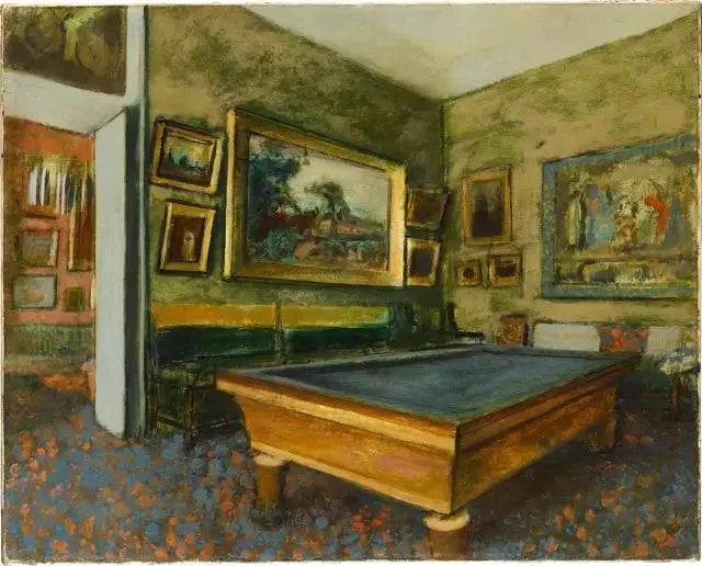 Billardrum - Edgar Degas