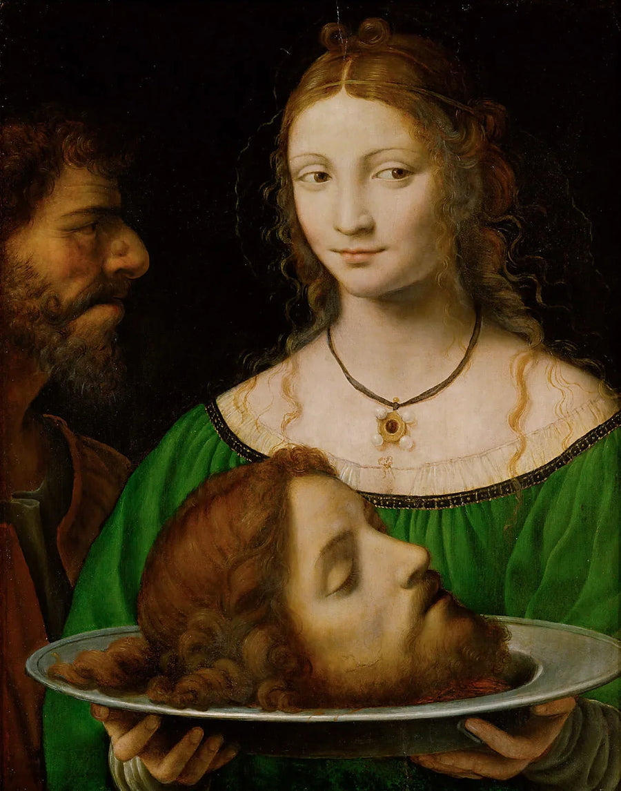 Salomé med Johannes Døberens hoved - Bernardino Luini
