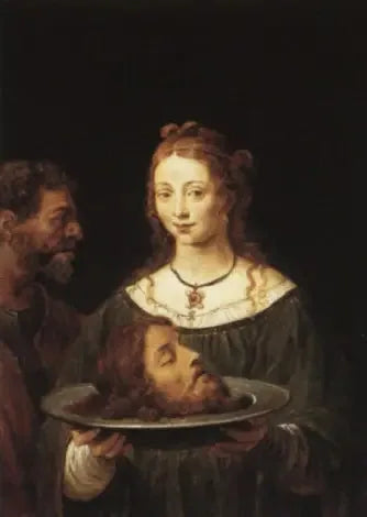 Salomé med Jomfru Johannes' hoved - David Teniers den Yngre