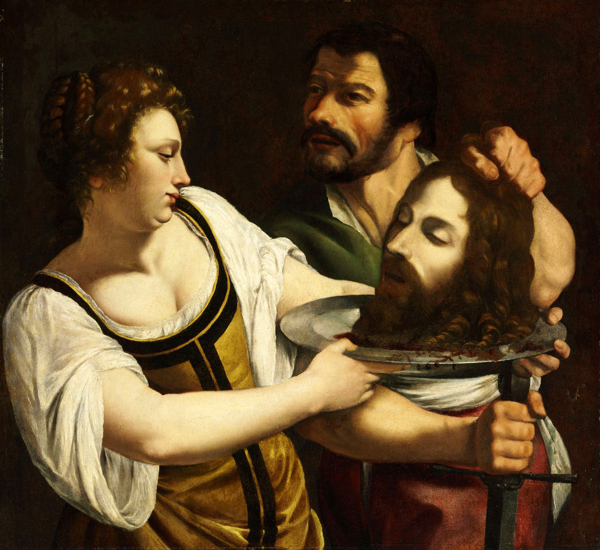 Salomé med Johannes Døberens hoved - Artemisia Gentileschi