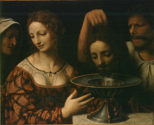 Salomé med Johannes Døberens hoved - Bernardino Luini