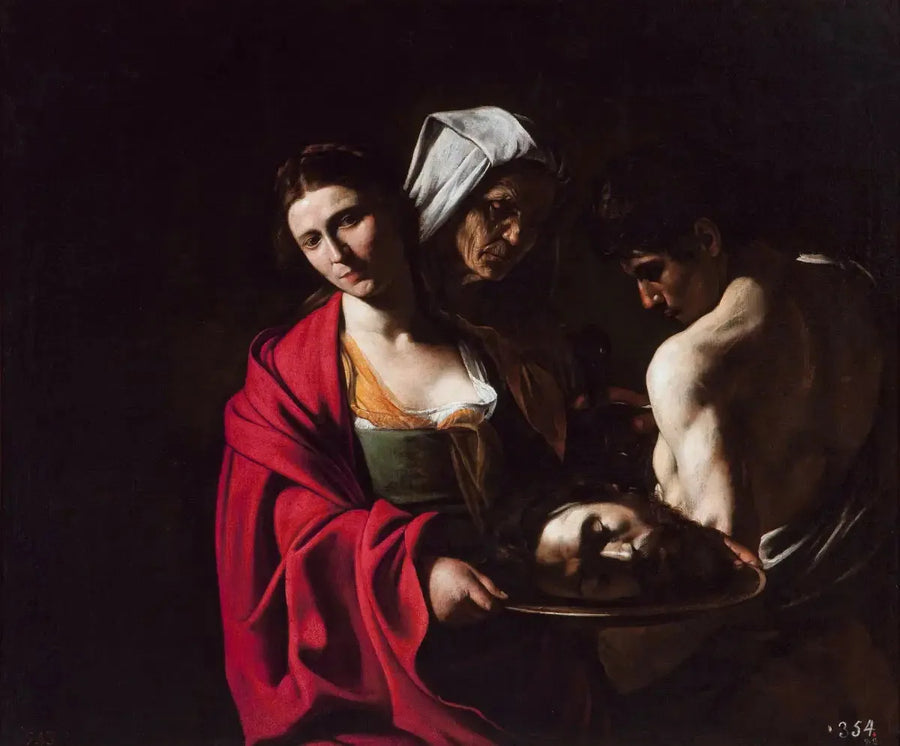 Salomé med hovedet af Sankt Johannes Døberen - Caravaggio