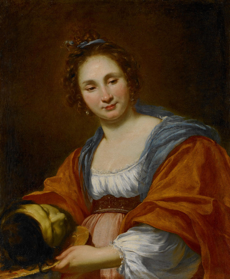 Salomé modtager hovedet af Johannes Døberen - Simon Vouet
