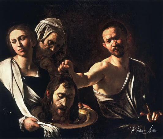 Salomé reçoit la tête de Saint Jean Baptiste - Caravage - Reproductions de tableaux et peintures haut de gamme