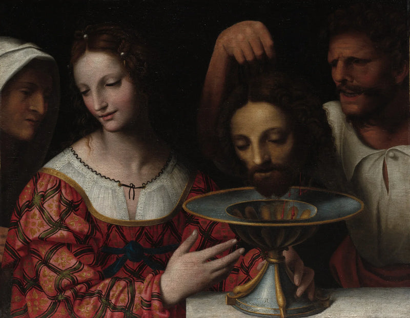 Salomé holder hovedet af Sankt Johannes Døberen - Bernardino Luini
