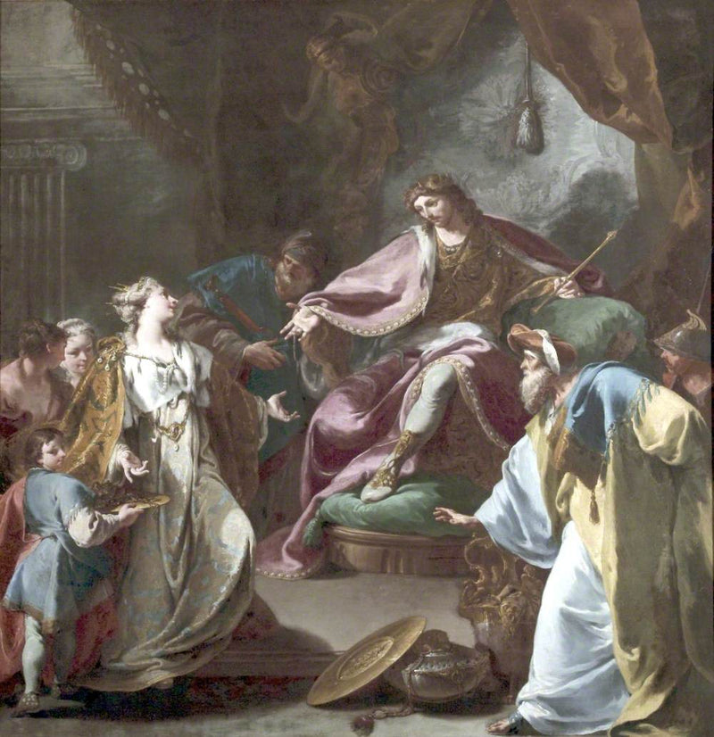Salomon og Saba-dronningen - Giovanni Battista Pittoni