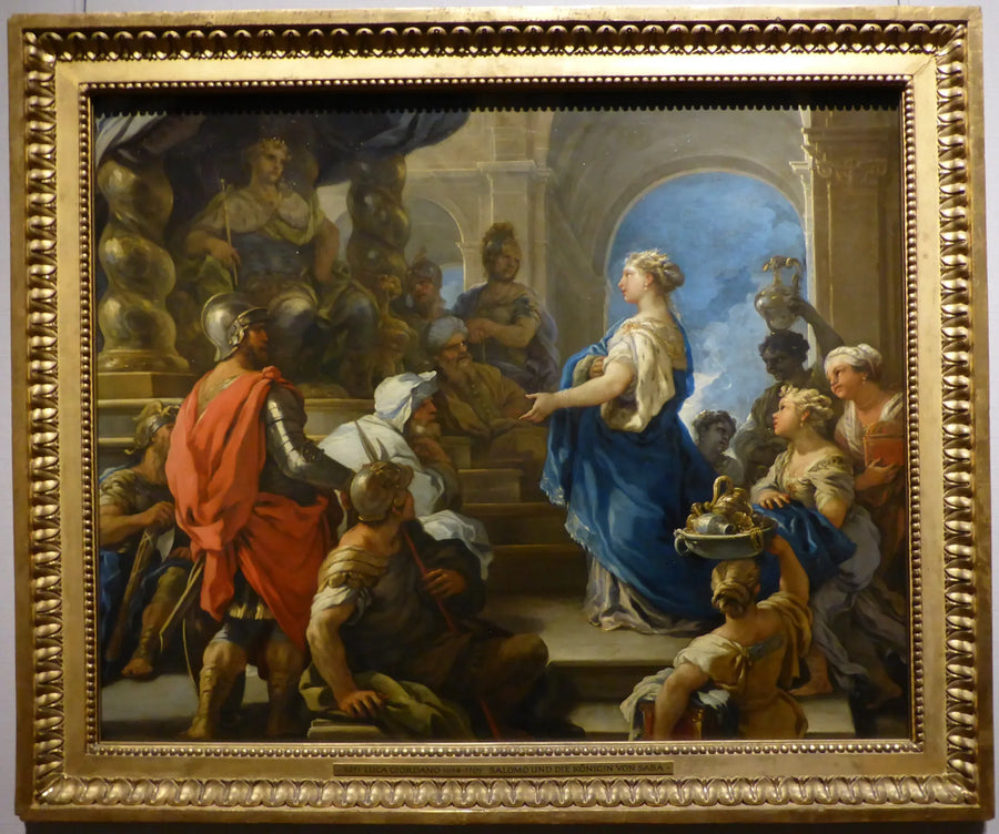 Salomon og Saba-dronningen - Luca Giordano
