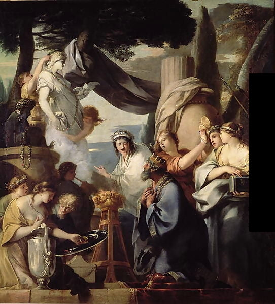 Salomon sacrifiant aux idoles - Sébastien Bourdon