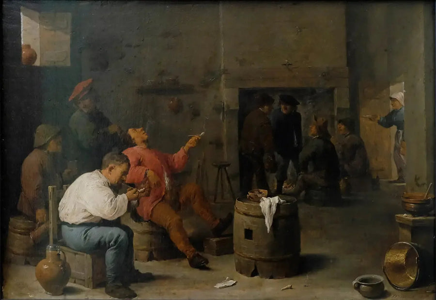 Salon de ferme - David Teniers den Yngre