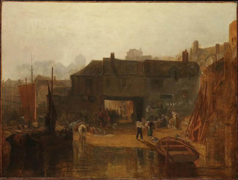 Saltash med vandfærgen, Cornwall - J. M. W. Turner