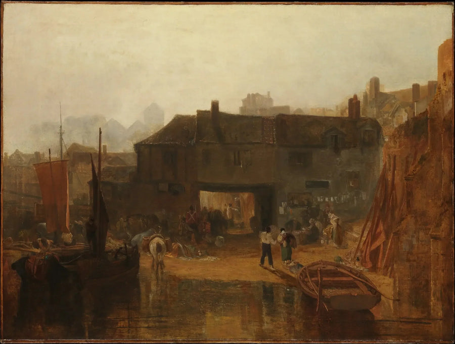 Saltash med vandfærgen, Cornwall - J. M. W. Turner