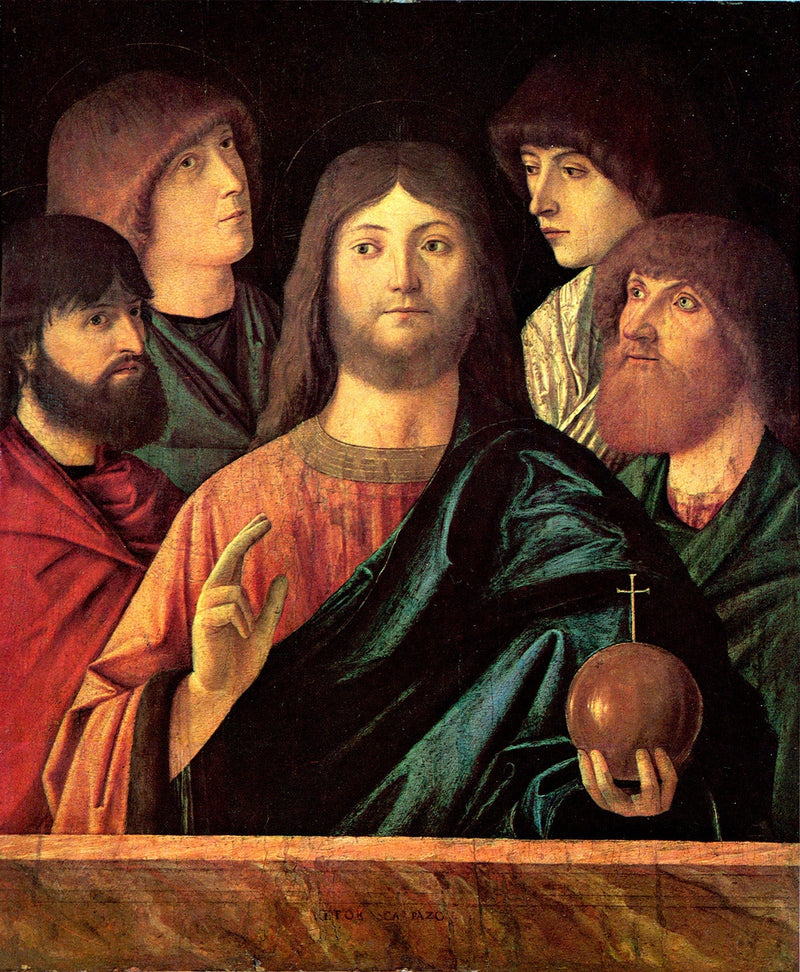 Salvator Mundi med apostlene - Vittore Carpaccio