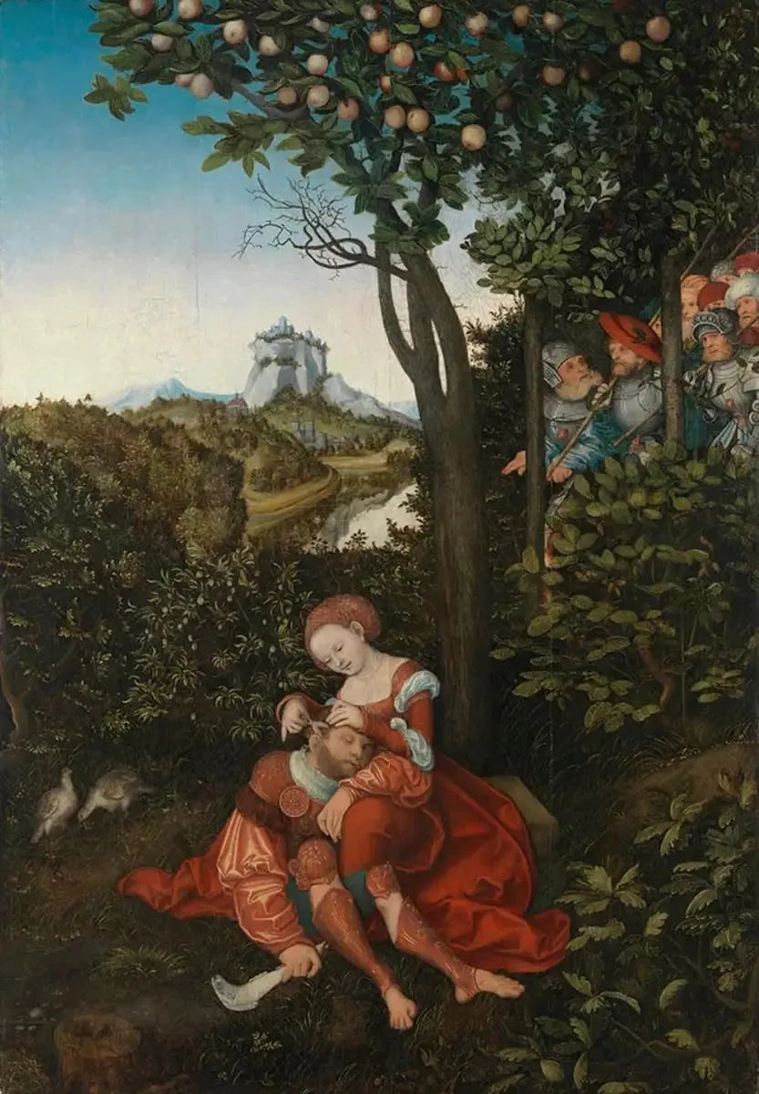 Samson og Dalila - Lucas Cranach den Ældre