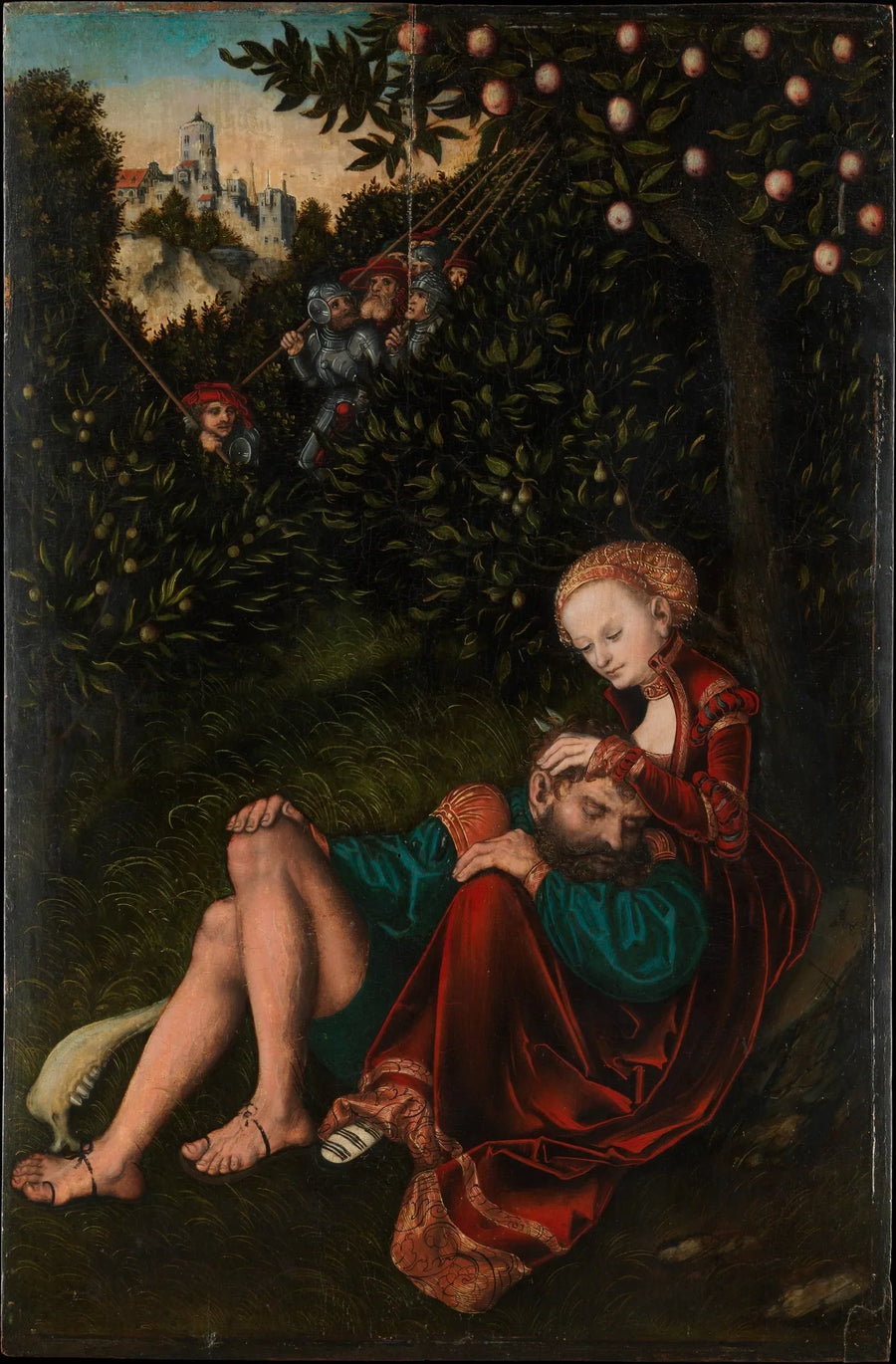 Samson og Dalila - Lucas Cranach den Ældre
