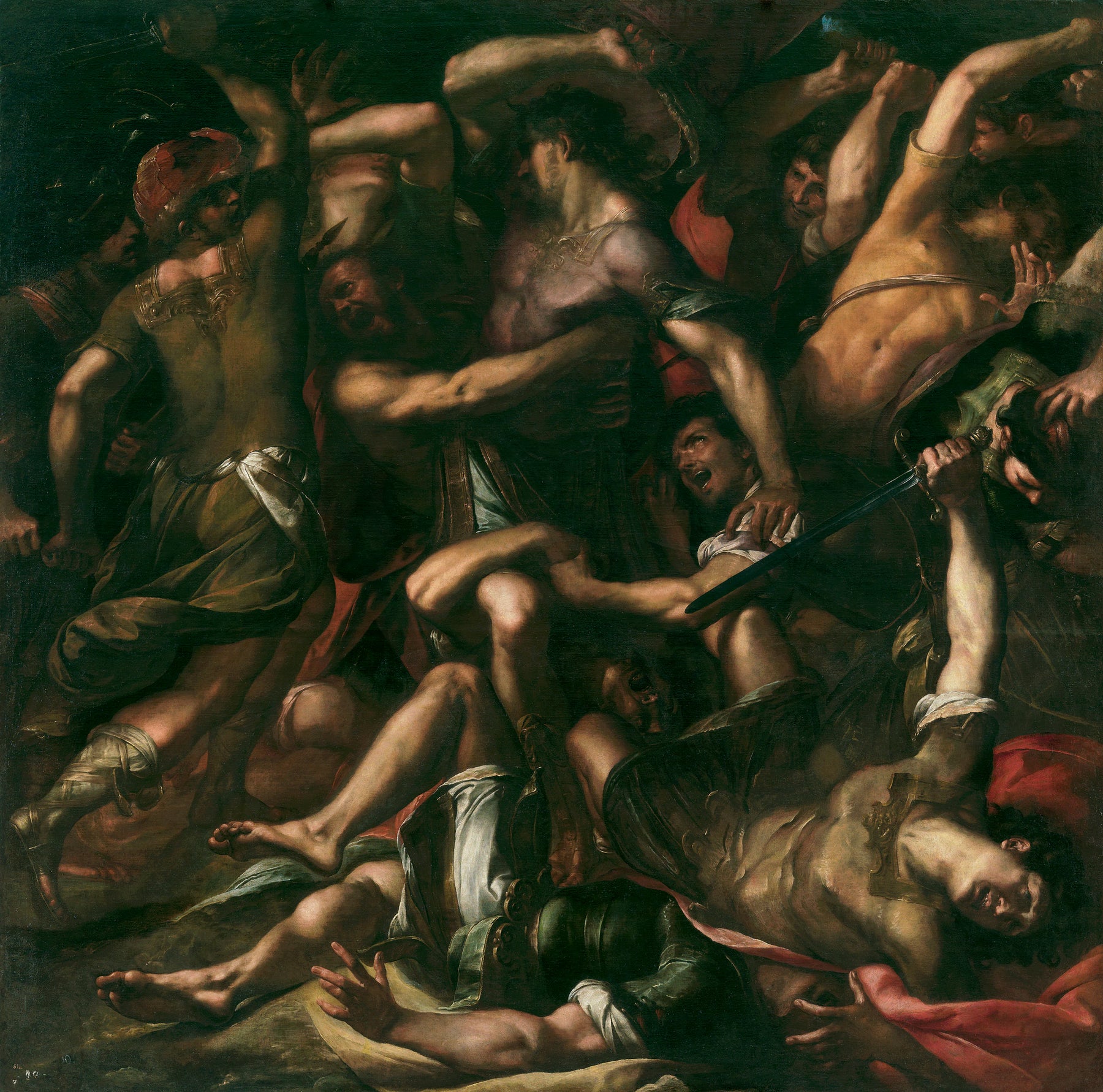 Samson et les Philistins - Giulio Cesare Procaccini