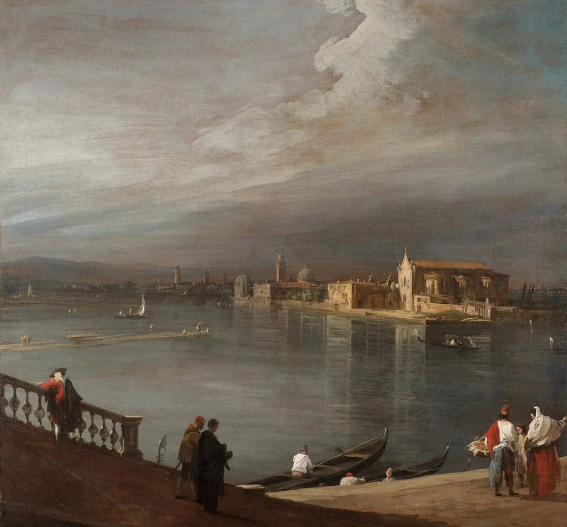 San Cristoforo, San Michele og Murano fra Fondamenta Nuove, Venedig - Canaletto