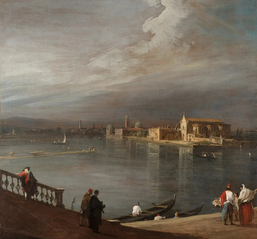 San Cristoforo, San Michele og Murano fra Fondamenta Nuove, Venedig - Canaletto
