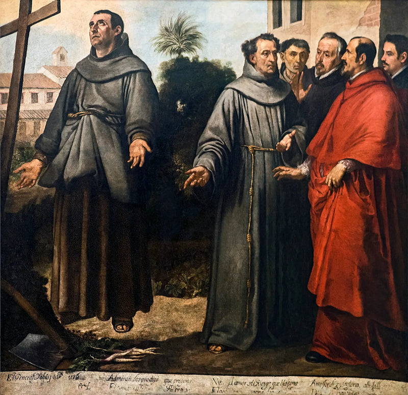 San Diego de Alcalá de Henares i ekstase foran korset - Bartolomé Esteban Murillo