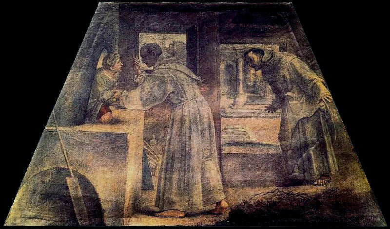 San Diego redder den sovende dreng i ovnen - Annibale Carracci