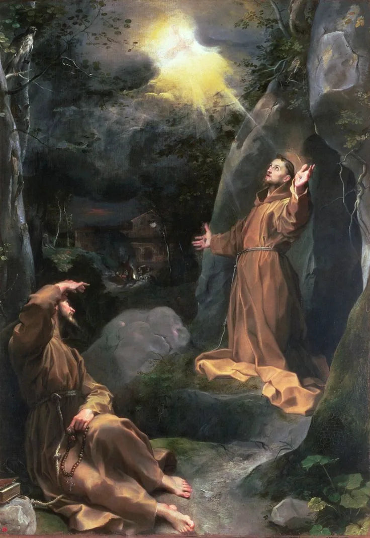 San Francesco modtager stigmatiseringen - Federico Barroci