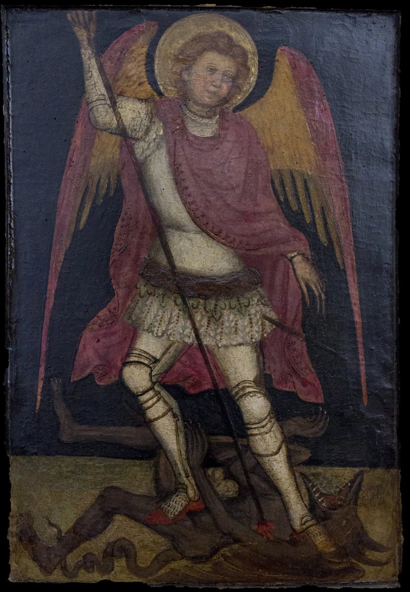 San Michele Arcangelo kamp mod Satan - Guariento di Arpo