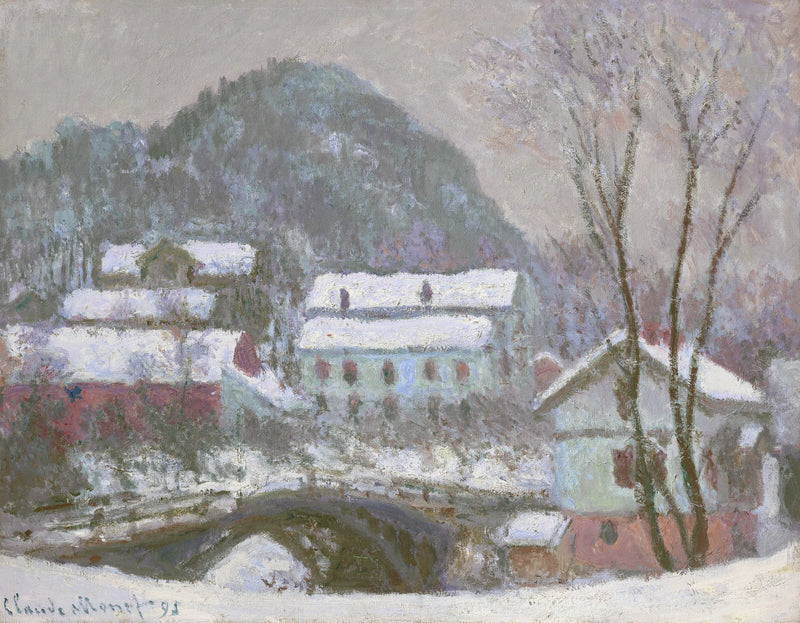 Sandviken, Norge, sneeffekt W1398 - Claude Monet