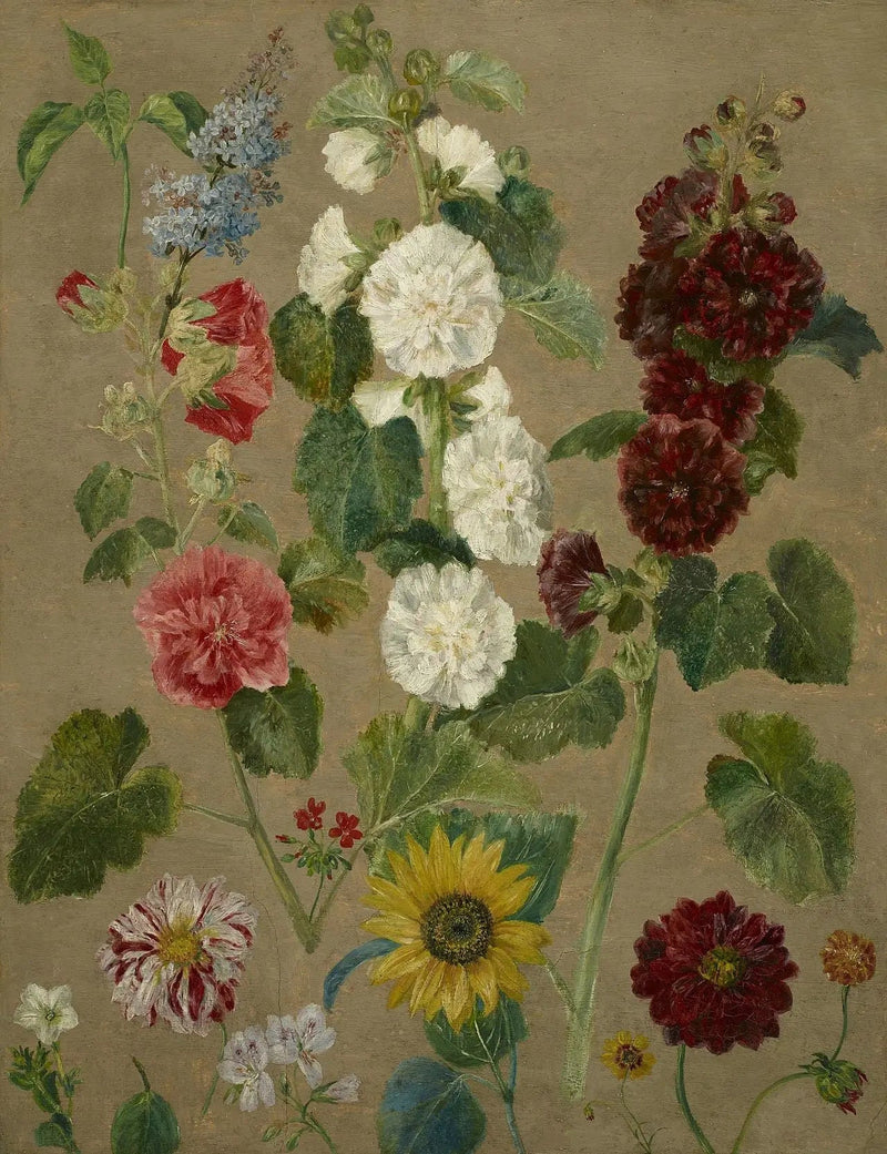 Uden titel [blomster] - Eugène Delacroix