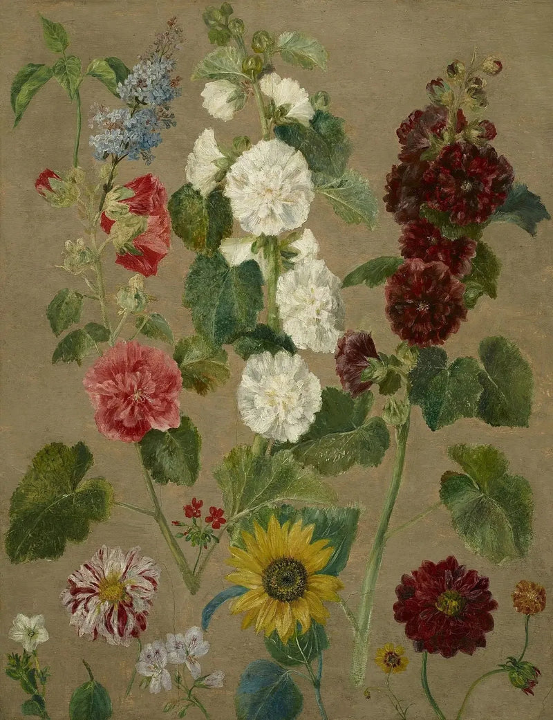 Uden titel [blomster] - Eugène Delacroix