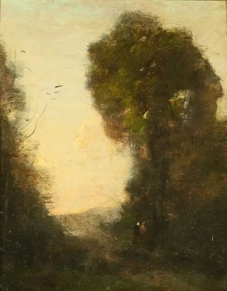 Uden titel (Landscape) - Jean-Baptiste Camille Corot