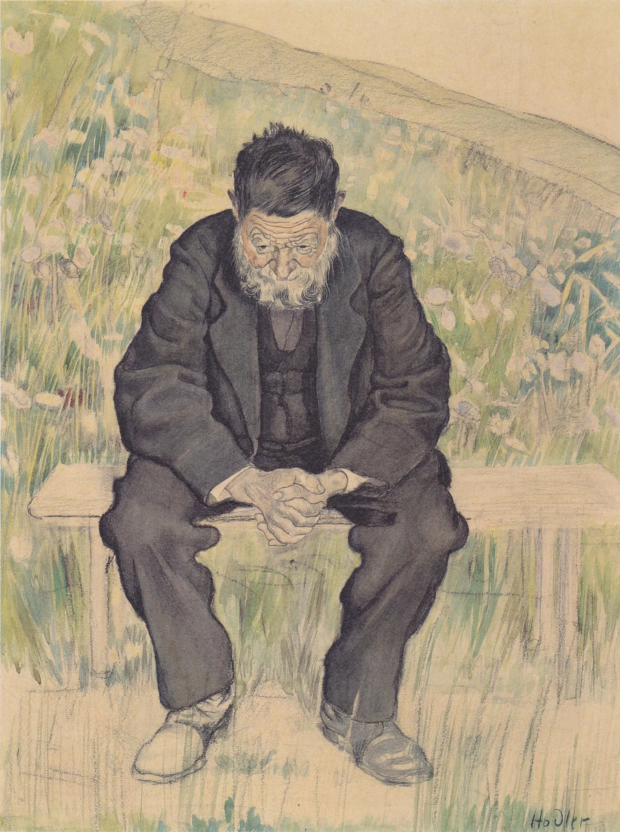 Uden arbejde - Ferdinand Hodler