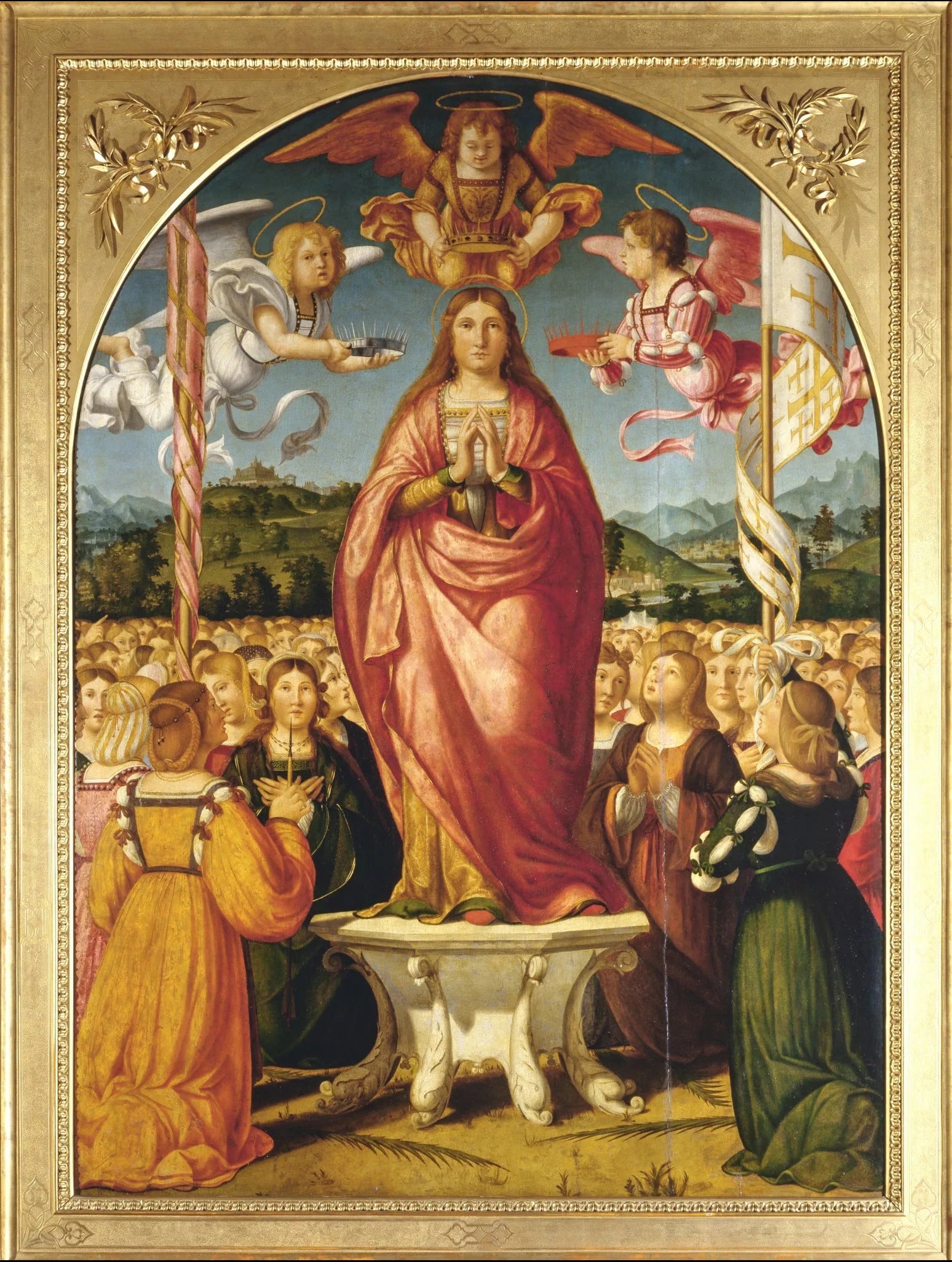Sant'Orsola in gloria - Andrea Previtali image 1 reproduction de peinture à l’huile
