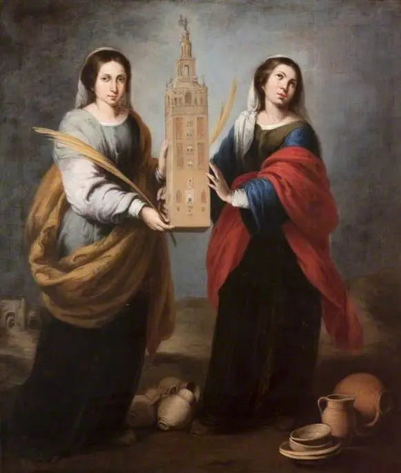 Santa Justa og Santa Rufina - Bartolomé Esteban Murillo