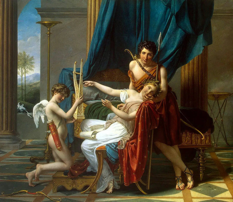 Sapho, Phaon og Kærligheden - Jacques-Louis David