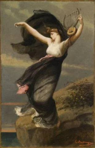 Sappho - Gustave Boulanger image 1 tableau peint à l’huile sur toile