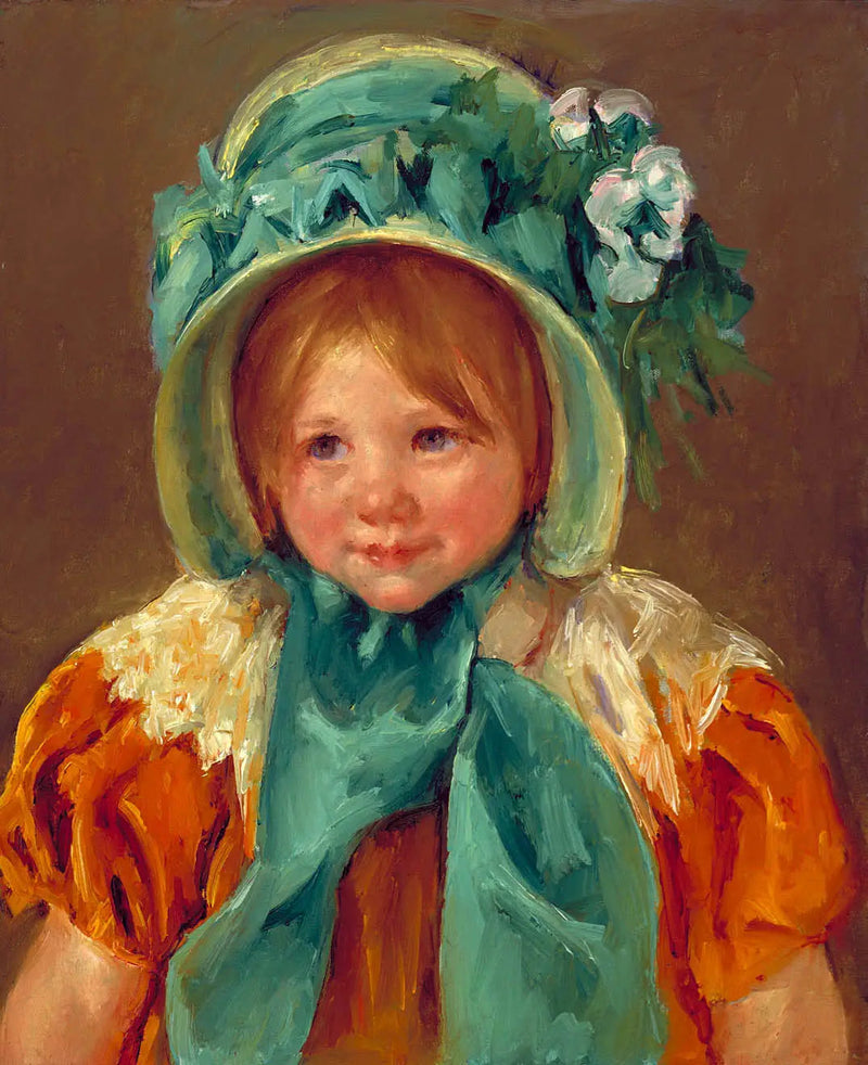 Sara med den grønne hat - Mary Cassatt