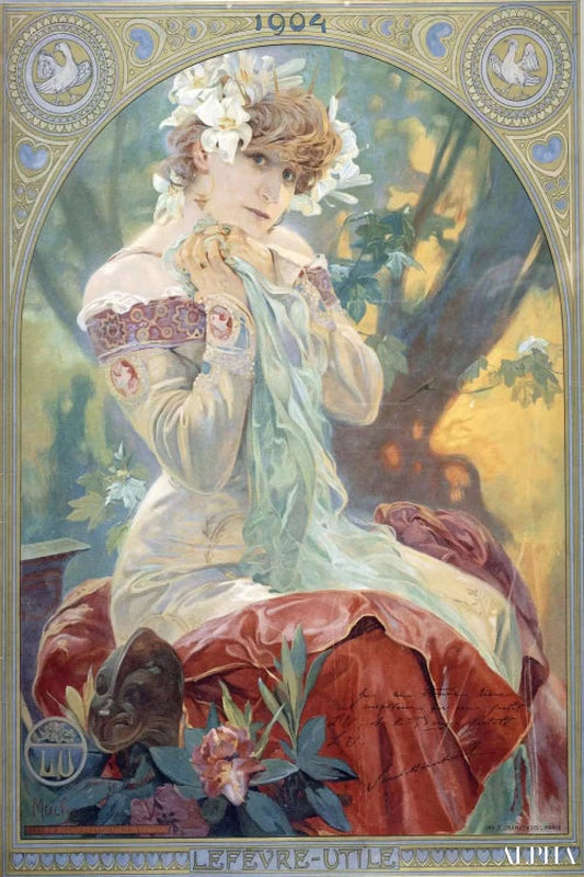 Sarah bernhardt la princesse lointaine - Mucha - Reproductions de tableaux et peintures haut de gamme