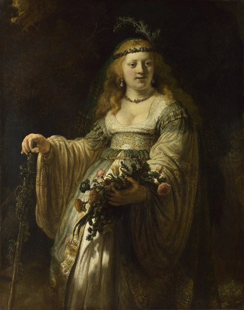 Saskia i Flora - Rembrandt