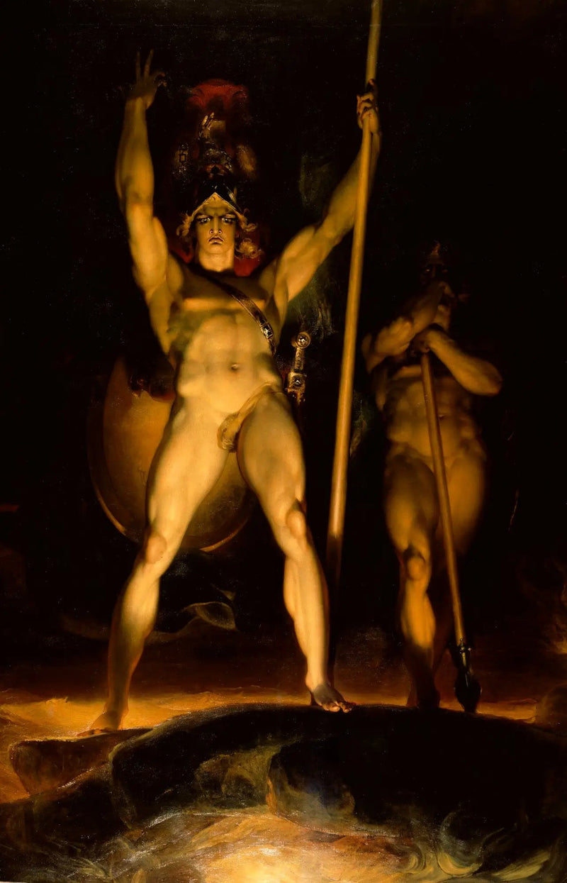 Satan påkalder sine legioner - Thomas Lawrence