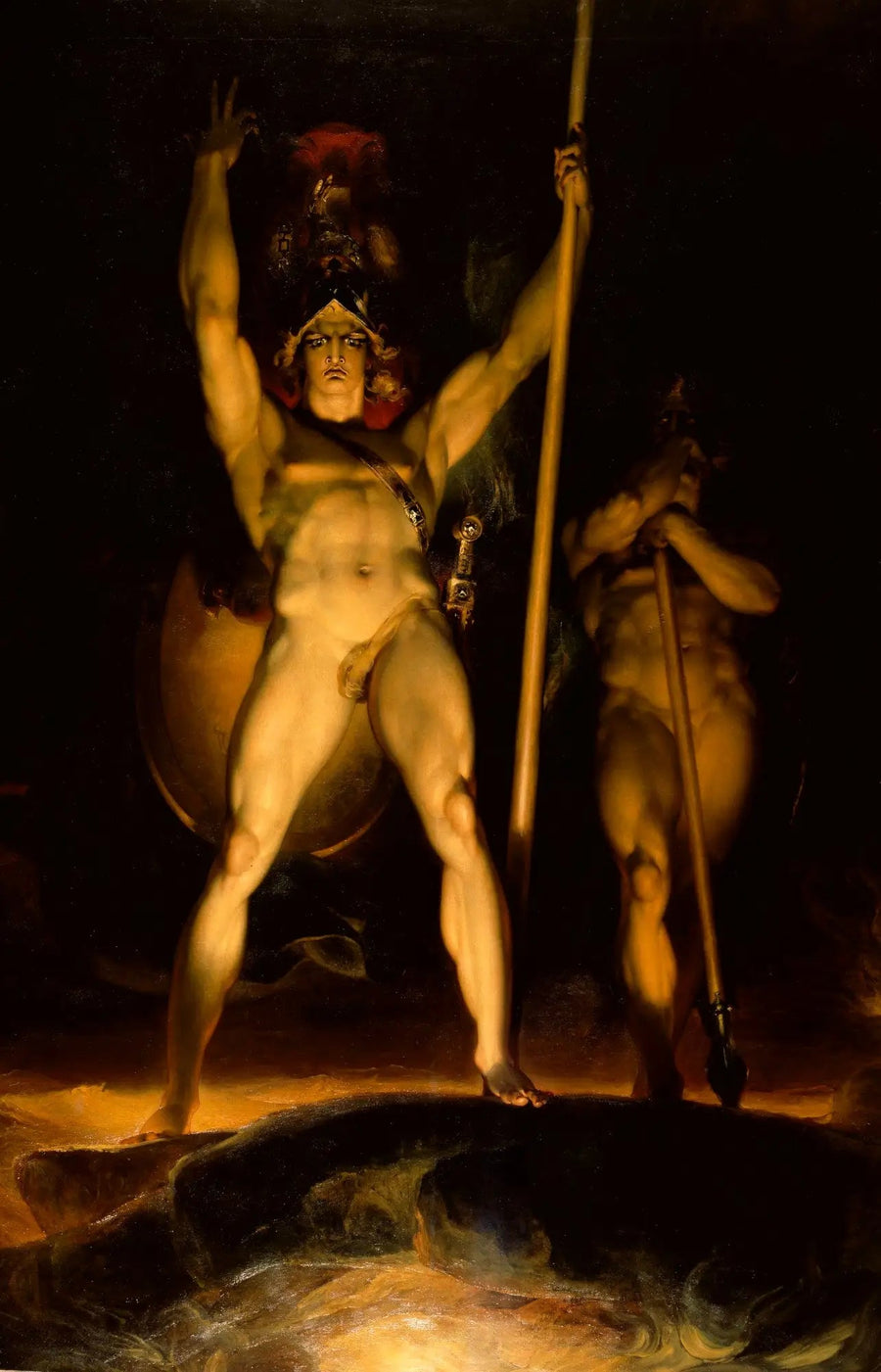 Satan påkalder sine legioner - Thomas Lawrence