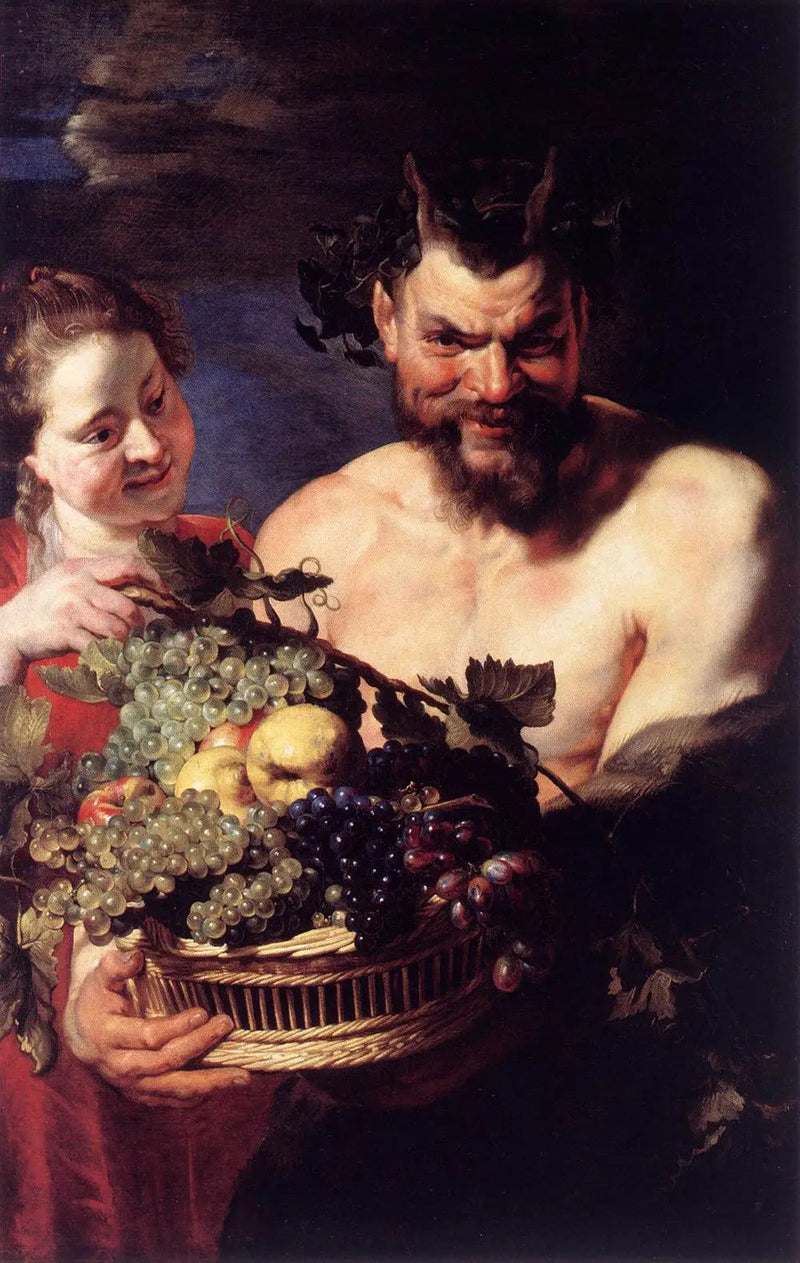 Satire og pige - Peter Paul Rubens