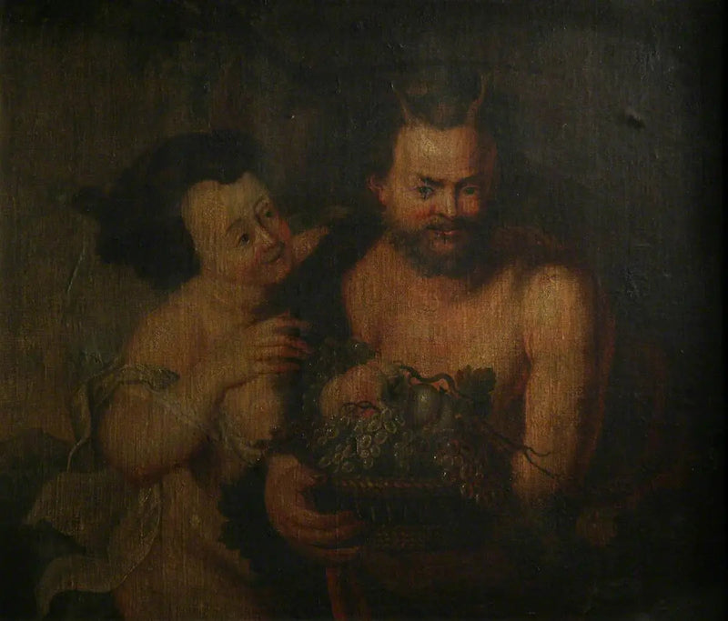 Satire og en pige - Peter Paul Rubens