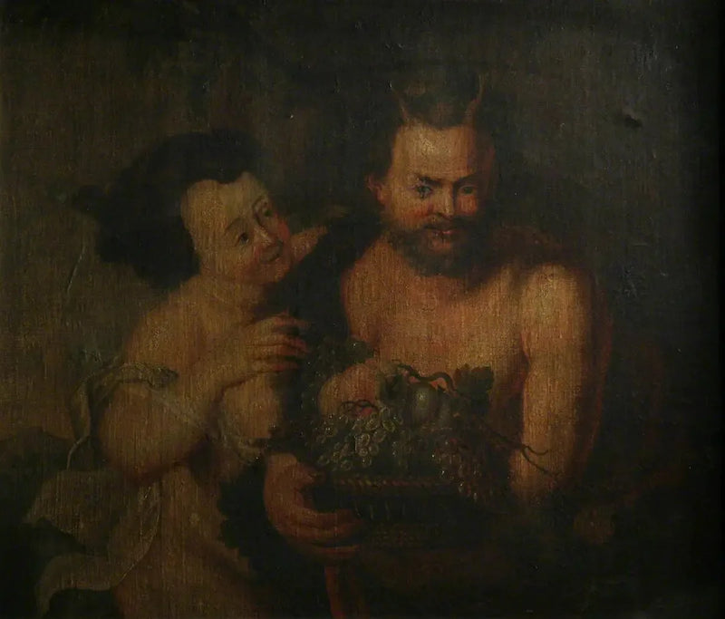 Satire og en pige - Peter Paul Rubens