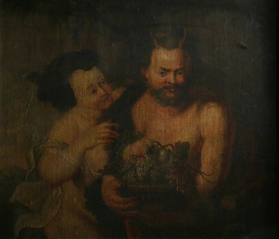 Satire og en pige - Peter Paul Rubens