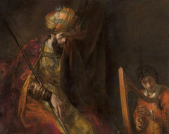 Saul og David - Rembrandt