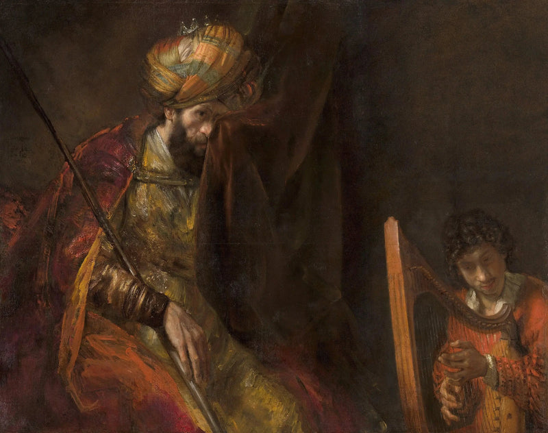 Saul og David - Rembrandt