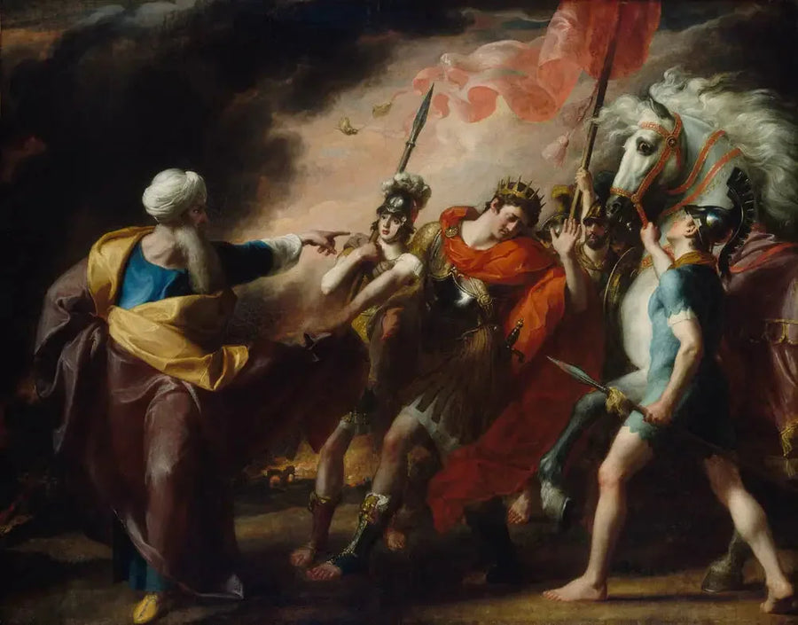 Saül irettesat af Samuel - John Singleton Copley