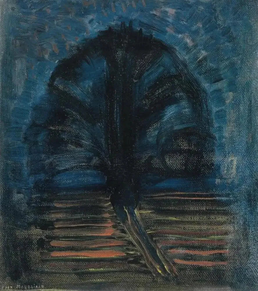 Blå piletræ II - Piet Mondrian