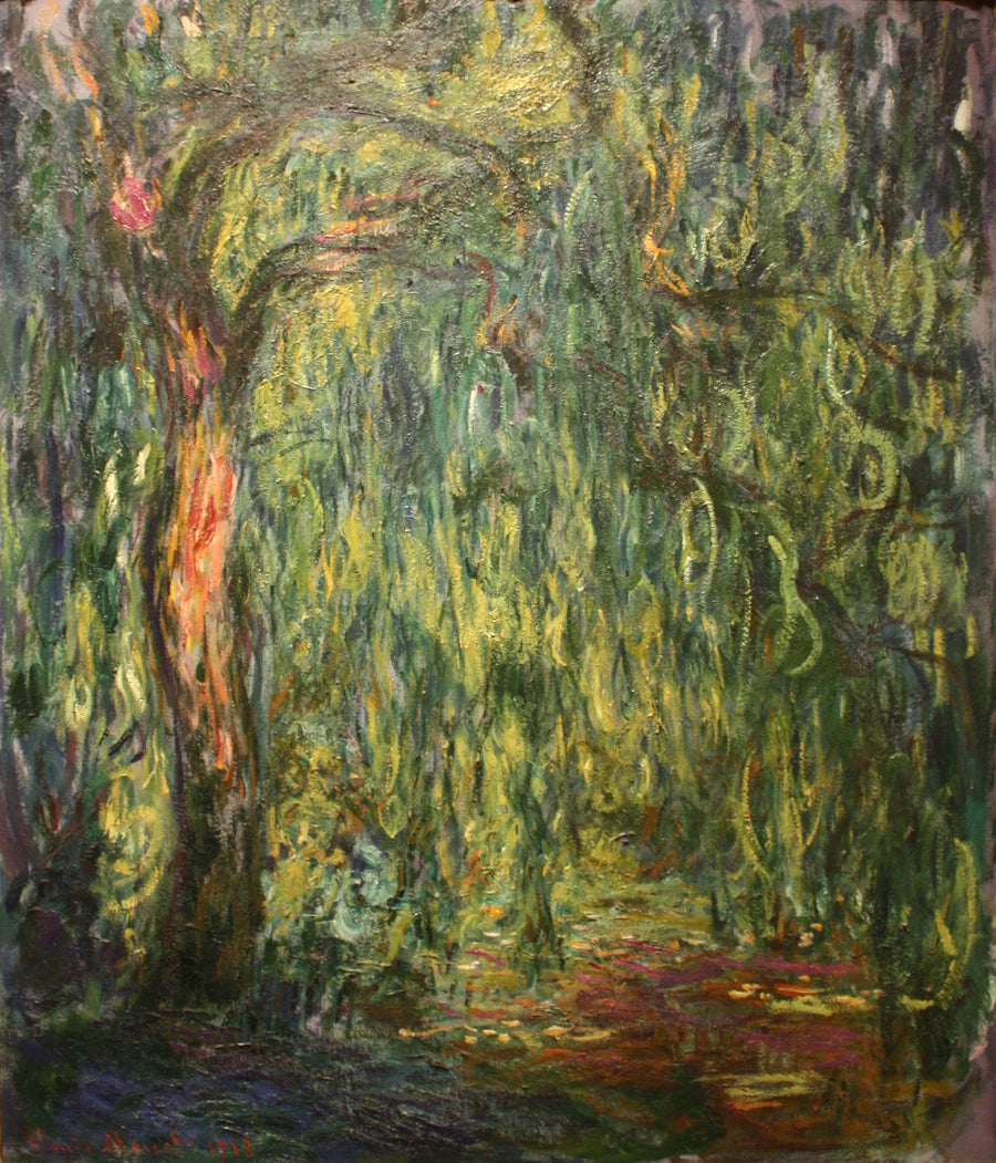 Den grædende pil - Claude Monet